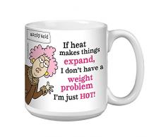 Tree-Free Aunty Acid Bin ich heiße Kaffeebecher, Keramik, Mehrfarbig, 591 ml