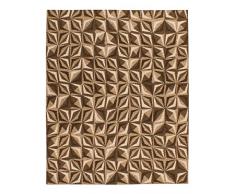 Solo Teppich, Samoa, modern, flach, handgeknüpft, Grau 6 x 9 blau