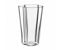 Iittala Aalto Vasen, Glas, Klar, 6 x 10 x 22 cm