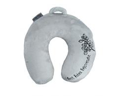 Rest Relax Rejuvenate Nackenkissen aus Plüsch, Blumenmuster