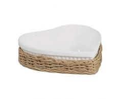 PORCELLANA Geflecht für Herz Auflaufform cm 25x24