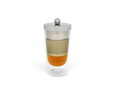 Bredemeijer 165004 Tea-for-one Lucca doppelwandig, Borosilikat Glas