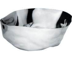 Alessi Salatschüssel Enriqueta, Edelstahl, silber 27,8 x 25,5 x 11 cm