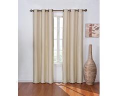 Eclipse Madison Blackout Fenster Vorhang Panel Schokolade 84, Hellkhaki, 42x63