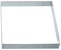 DECORA 0063770 TORTENRING QUADRATISCH AUS Edelstahl 26 X 26 X H 6 cm