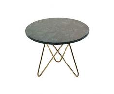 BigBuy Home Beistelltisch (45 x 45 x 35 cm), Marmor, mehrfarbig, Einheitsgröße