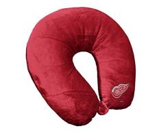 NHL Nackenkissen mit Applikation, offizielles Lizenzprodukt, Mehrfarbig, 30,5 x 33 x 10,2 cm, Applique Neck Pillow, schwarz, Einheitsgröße