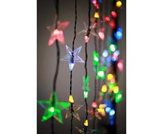 Best Season iSparkle Bluetooth Vorhang, 60 LED, Farbwechs, Plastik Bunt 1 x 200 x 80 cm