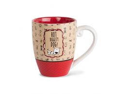 Its Cats & Dogs Es Katzen & Hunde Hot würde Hund. Hochwertige Keramik extra groß Kaffee Becher Tee Tasse, 20 oz, rot