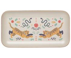 Danica Studio 7002248aa Willow Serviertablett, 12,7 x 22,9 cm, elfenbeinfarben