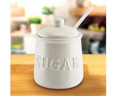 Smart Living 12011050 Zuckerdose, Keramik, 454 ml, Braun