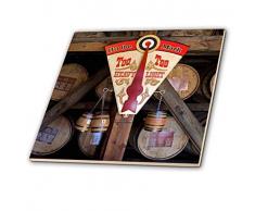 3dRose CT 90417 _ 2 Kentucky, Makers Mark Makers Mark Bourbon in Holz distillery-us18 lno0001-luc novovitch-Ceramic Fliesen, 15,2 cm