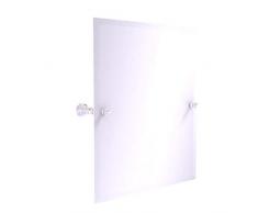 Allied Brass Carolina Collection Frameless Rectangular Tilt Mirror with Beveled Edge Wandspiegel, poliertes Chrom