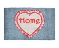 Golze 1500070002040 LS-Mats, Design 1 Herz Premium Fussmatte, Mikrofaser, Mehrfarbig, 67 x 110 x 1, cm