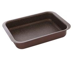 ILLA gc5035 Gourmet Bräter mit Beschichtung Rock 5 Schichten mit mineralienpartikel, Aluminium, Bronze