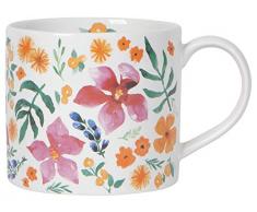 Now Designs L04026aa Mug in a box Botanica Porzellanbecher, rose