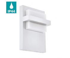 EGLO LED Außen-Wandlampe Culpina, 1 flammige Außenleuchte, Wandleuchte aus Alu, Kunststoff, IP44, weiß