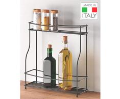 Balsamico Lava Gewürzregal 2-Etg. 35x12x37cm TouchTherm