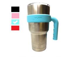 Yeti Griff für Handbeil Edelstahl Travel Tumbler – passend für Yeti Rambler, The Boss, SIC Tasse, rtic, Gus, Magnum Stahl, Grid Gear, Polar Drifter, King Tumbler, Smart und Titan. (nicht im Lieferumfang enthalten) blau
