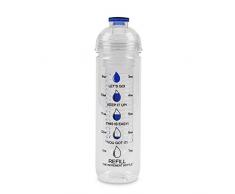 The Increment Bottle Bambino Infuser Wasserflasche, Titan, blau, 500 ml
