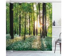 ambesonne Polyester-Decor Kollektion-Badezimmer Dusche Vorhang, Textil, Multi 5, 69W x 84L