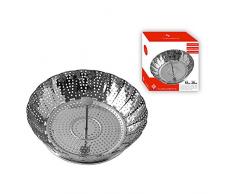 Home Korb Dampfkocher, 28 cm, Edelstahl, 57 x 20 x 7 cm