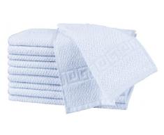 Fleuresse Frottier Seiftuch, blau, 30 x 30 cm, 10-er Pack