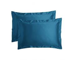 Joyreap Kissenbezug, Satin, Seide Standard blau