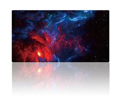 AliBli groß Gaming Maus Pad XXL Verlängerte Matte Schreibtisch Pad Mousepad Lang Rutschfestem Gummi Mäuse Pads Genähte Kanten 89,9 x 39,9 cm 120-40-031anying