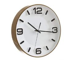 Dcasa Relieve Wand Uhr Kaminuhr Dekoration Haus Unisex Erwachsene Weiß (Weiß), einzigartig