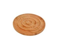 bambum B2803 fufu-4 Teil rund Snack Tablett, braun