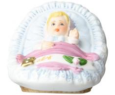 Enesco Porzellanfigur Blondes Neugeborenen, 4,5 cm