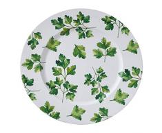 SARO LIFESTYLE CH802.G14R Platzteller im Garten-Stil, 4 Stück, 35,6 cm, Grün