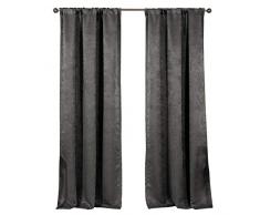 Duck River Verdunkelungsvorhang für Schlafzimmer, 152 x 213,4 cm, Taupe Fenstervorhang Vorhang 60X84 (2 Pieces) grau