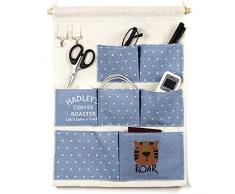 Crowned Wandregal mit Krone, Blau