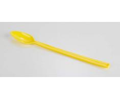 Kimmel Limolöffel Cocktaillöffel Eislöffel Kunststofflöffel 6 Stück Mehrweg, Kunststoff, Gelb