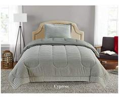 Paarizaat King Kissenbezug, 50,8 x 66 cm, 1 Schmusetuch 274 x 228,6 cm, Grau