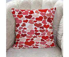 Rosen Garten Dekorativer Überwurf Kissenbezug Happy Snowman and Cardinals Winter Urlaub Merry Christmas Kissenbezug quadratisch Kissenbezug Super Soft Brushed Stoff Kissenbezug für Home Couch Sofa Bett 18 x 18 Love18rge4973