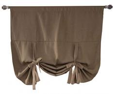 zebrasmile Sichtschutz Binden Sie Vorhänge für Windows Verdunklungsvorhänge für Windows Blackout Vorhänge für Wohnzimmer Rod Pocket Vorhänge für Schlafzimmer Verdunkelung Vorhänge für Kinder Römischer Vorhang strapazierfähig