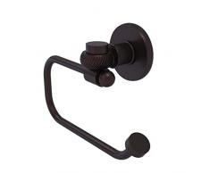 Allied Brass 2024ET-ABZ Continental Collection Toilettenpapierhalter, Euro-Stil, gedrehte Akzente, Antik-Bronze