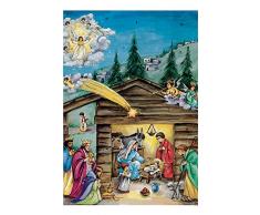 Alexander Taron Importter 10078 Korsch Weihnachtskrippe 29,5 cm H x 20,3 cm B x 0,1 cm T, Braun