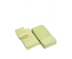 Happidea Voglia Farbe Set 1+1 (Handtuch + OSPITE) Öl 100% Baumwolle 38x23x5 kg 0,5, 2