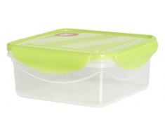 Excelsa Freshness Frischhaltedose quadratisch 300 ml, Kunststoff, Grün, 10 x 10 x 5.5 cm