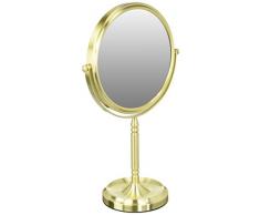 Mirror Image Spiegel Bild Einbauleuchte Boden freistehend vergrößert Schminkspiegel, Messing gebürstet