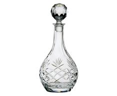 Dornberger Sovereign Wein Dekanter mit Panel (24%), Kristall, 14 x 14 x 31,5 cm
