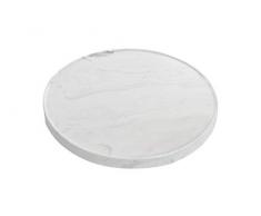 Carrara, Matte, 40,6 cm, Zuchtmarmor, Ara, Lazy Susan, Drehteller 16 Carrara