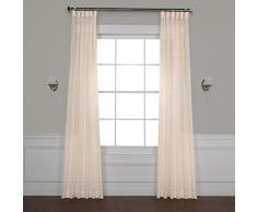 HPD SHCH-SS071611-108 Vorhang, Leinen, durchscheinend, 50 x 108 cm, Baumwollsamen