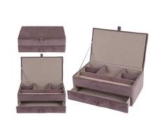 Koopman International b.v Schmuckkästchen, Braun, 25 x 16 cm