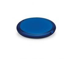 eBuyGB Kosmetikspiegel, doppelseitig, mit Vergrößerung, kompakt, Plastik, blau, Pocket Sized