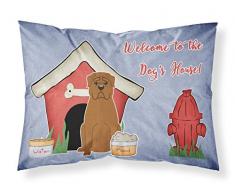 Caroline s Treasures bb2827pillowcase Hund House Collection Dogue de bourdeaux Stoff Kissenbezüge, Standard, Multicolor